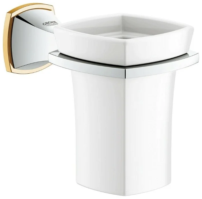 Фото Держатель с керамич.стаканом GROHE Grandera 40626IG0
