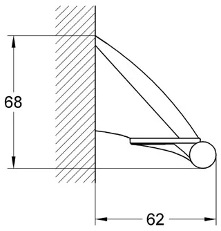 Фото Крючок для банного халата GROHE 40332000 Chiara