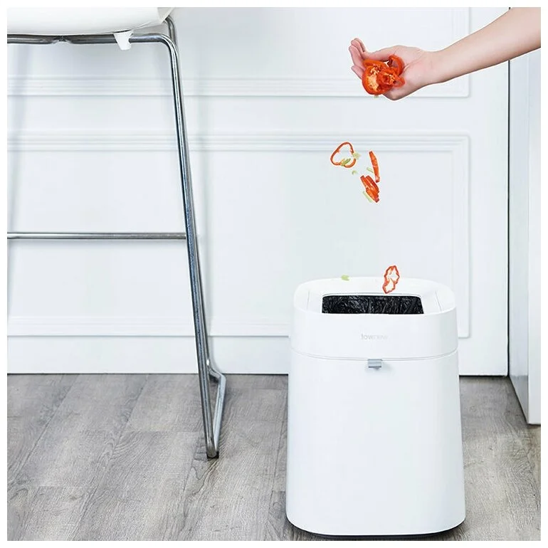 Фотография Умное мусорное ведро Xiaomi Townew Smart Trash Can T Air Lite Grey