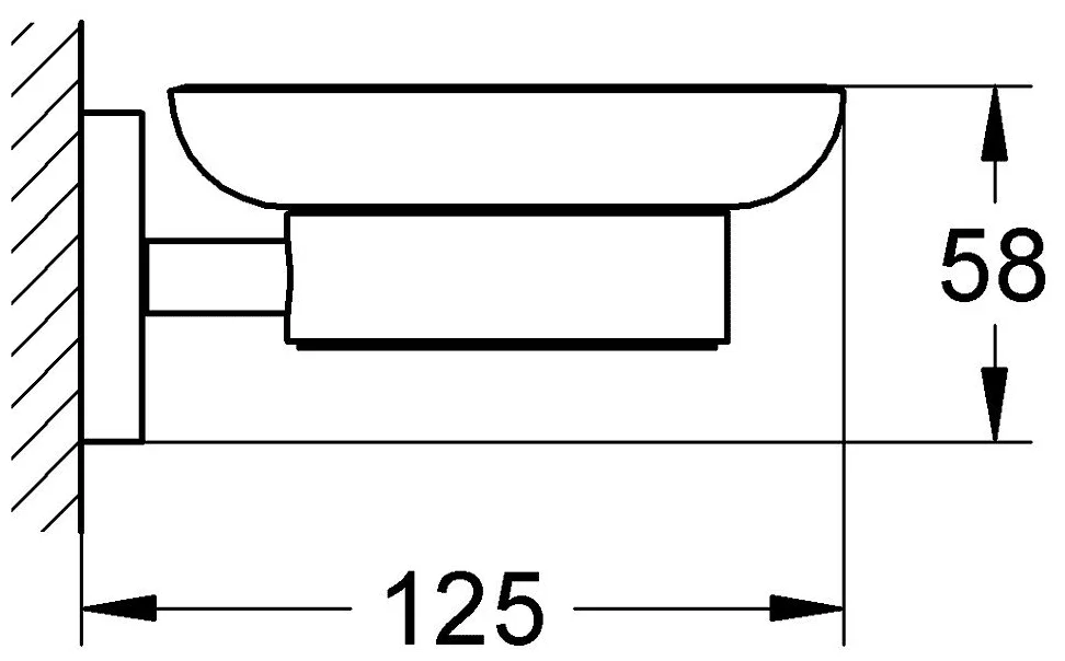 Картинка Мыльница GROHE Essentials 40444DC1