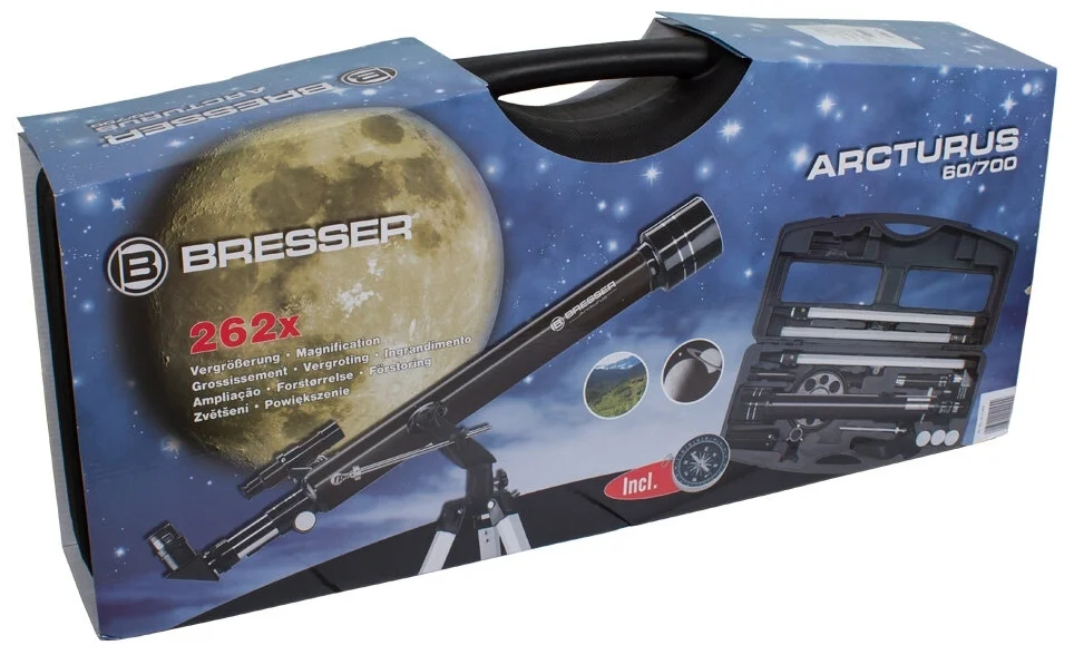 Фотография Телескоп BRESSER Arcturus 60/700 AZ Фотография Телескоп BRESSER Arcturus 60/700 AZ