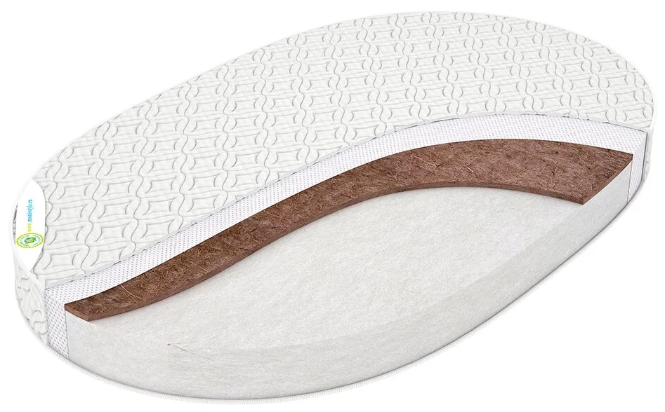 Фото Матрас МОНИС СТИЛЬ КОКОС СТАНДАРТ ПРЕМИУМ ОВАЛ 125х75х10 018/1