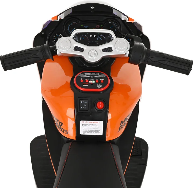 Фото Электромотоцикл PITUSO 5188 White-orange/Бело-оранжевый