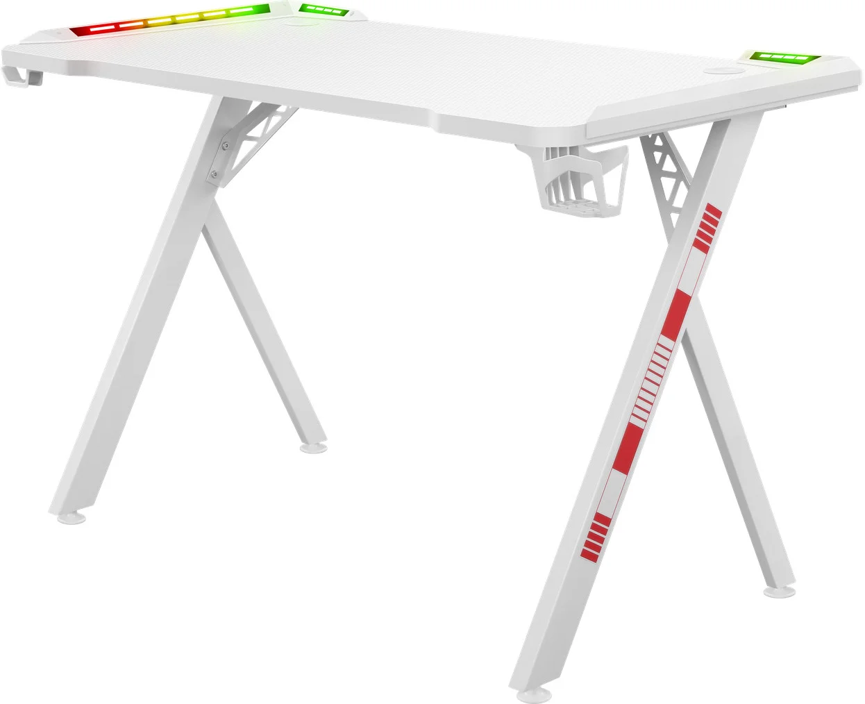 Фото Компьютерный стол DEFENDER Foton RGB подвес кружки+гарнитуры