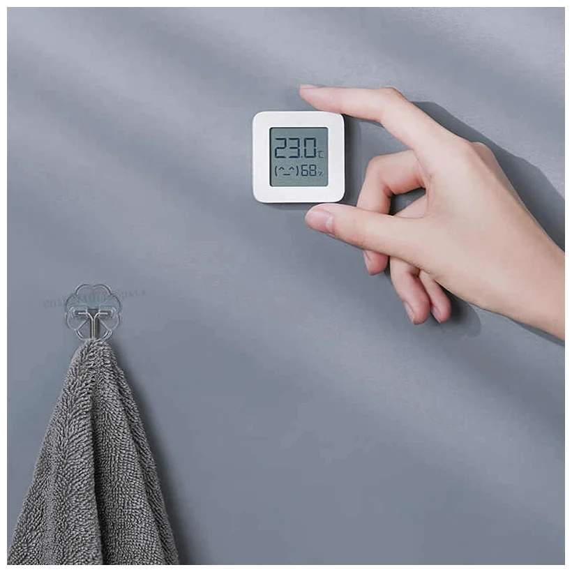 Фотография Гигрометр XIAOMI Mi 2 Temperature and Humidity Monitor (LYWSD03MMC)