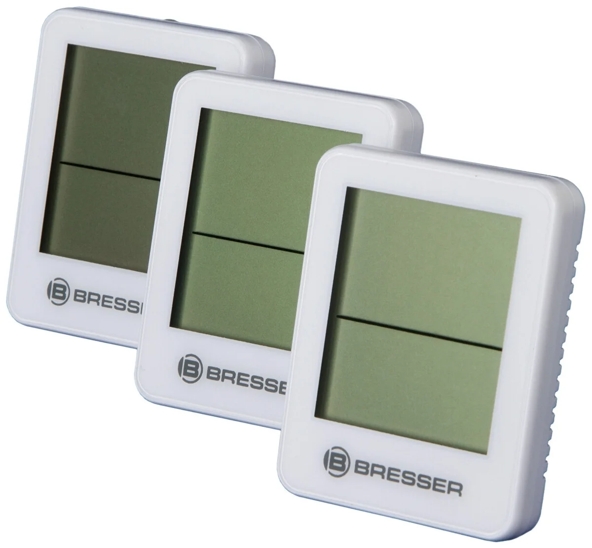 Фото Гигрометр и термометр BRESSER Temeo Hygro, набор 3 шт. White