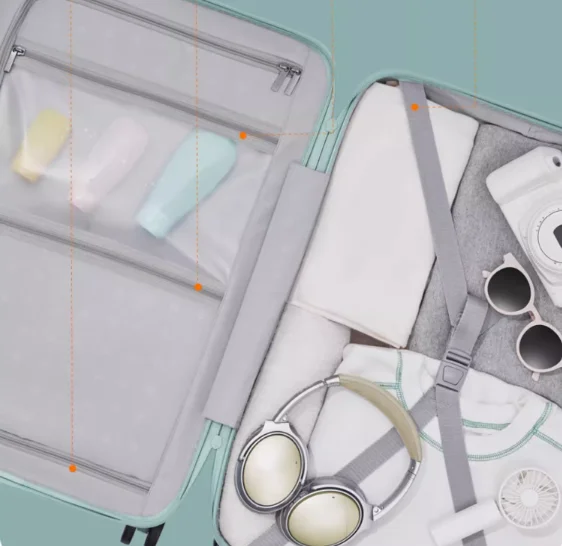 Картинка Чемодан Xiaomi NinetyGo Danube Max Luggage 20" White