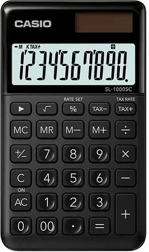 Фото Калькулятор карманный CASIO SL-1000SC-BK-W-EP Фото Калькулятор карманный CASIO SL-1000SC-BK-W-EP