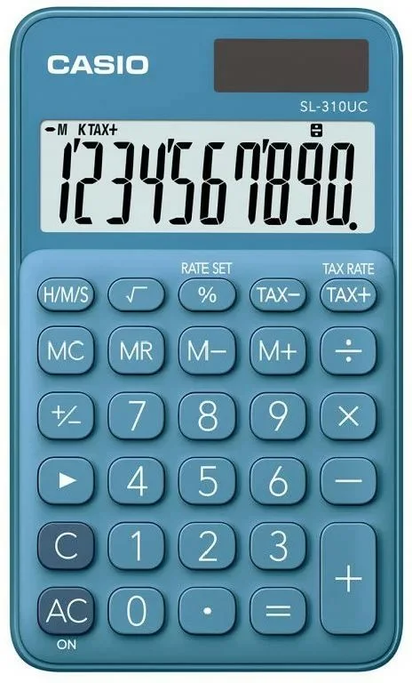 Фото Калькулятор карманный CASIO SL-310UC-BU-W-EC
