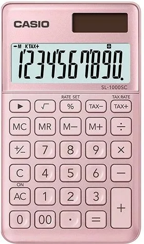 Фото Калькулятор карманный CASIO SL-1000SC-PK-W-EP Фото Калькулятор карманный CASIO SL-1000SC-PK-W-EP