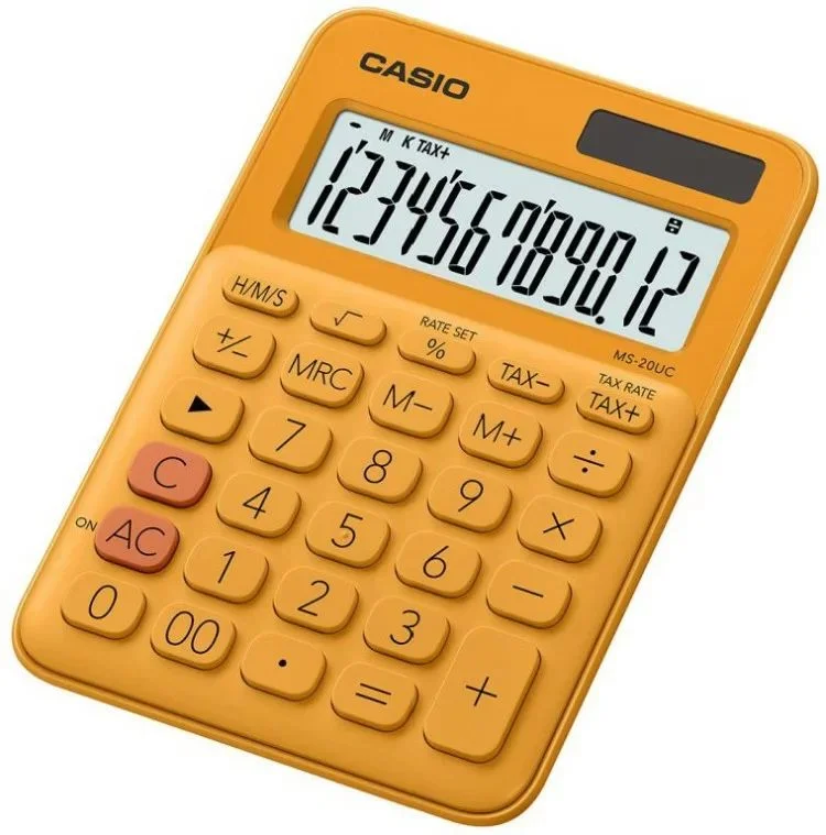 Фото Калькулятор настольный CASIO MS-20UC-RG-W-EC