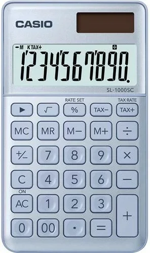 Фото Калькулятор карманный CASIO SL-1000SC-BU-W-EP