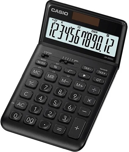 Фото Калькулятор настольный CASIO JW-200SC-BK-W-EP