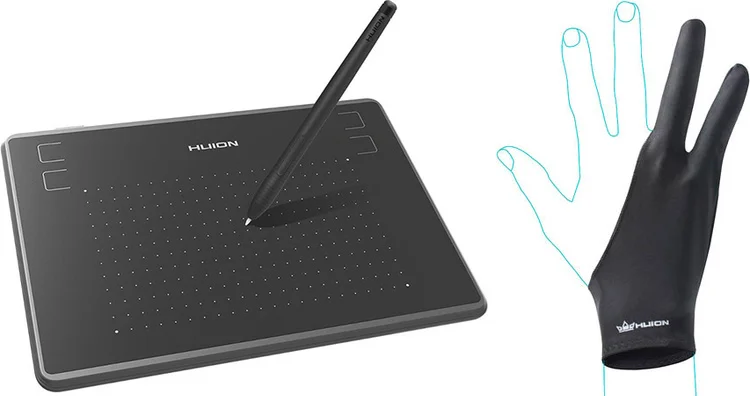 Картинка Графический планшет HUION Inspiroy H430P