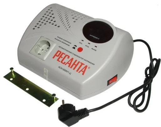 Цена Стабилизатор РЕСАНТА АСН-500Н/1-Ц LUX (63/6/39) Цена Стабилизатор РЕСАНТА АСН-500Н/1-Ц LUX (63/6/39)