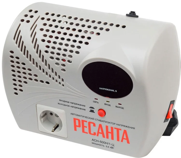 Купить Стабилизатор РЕСАНТА АСН-500Н/1-Ц LUX (63/6/39) Купить Стабилизатор РЕСАНТА АСН-500Н/1-Ц LUX (63/6/39)