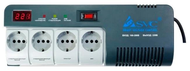 Фото Стабилизатор SVC AVR-1012-G Фото Стабилизатор SVC AVR-1012-G