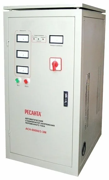 Стабилизатор РЕСАНТА АСН-60000/3-ЭМ Казахстан