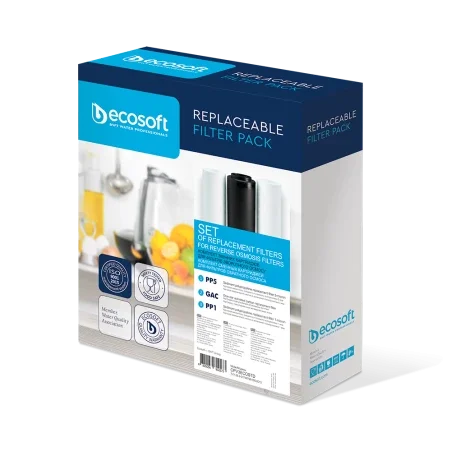 Комплект картриджей ECOSOFT 1-2-3 Standart (2 полипропилена, уголь) (CPV3ECOSTD)