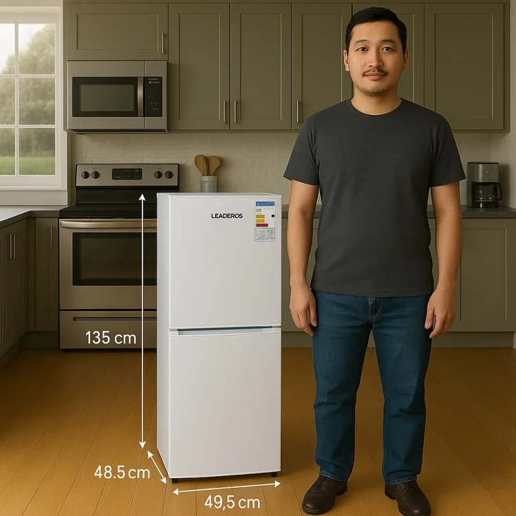 Фотография Холодильник LEADBROS HD-145RW White