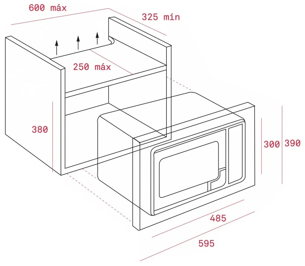 Фото Встраиваемая микроволновая печь TEKA MS 620 BIS