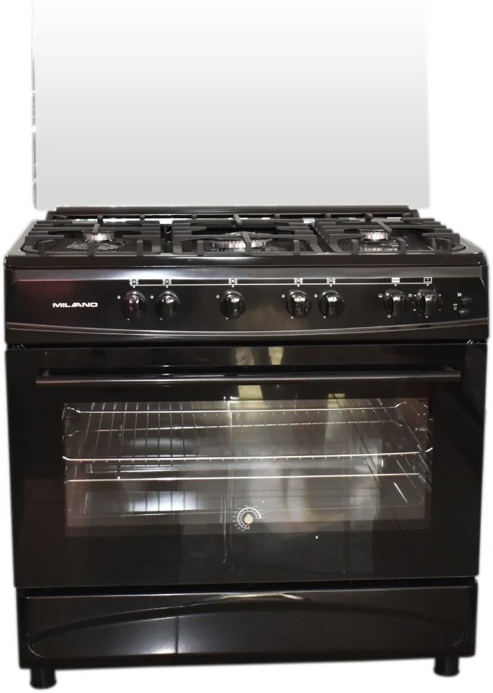 Плита MILANO ML90G5/01 черная 9095