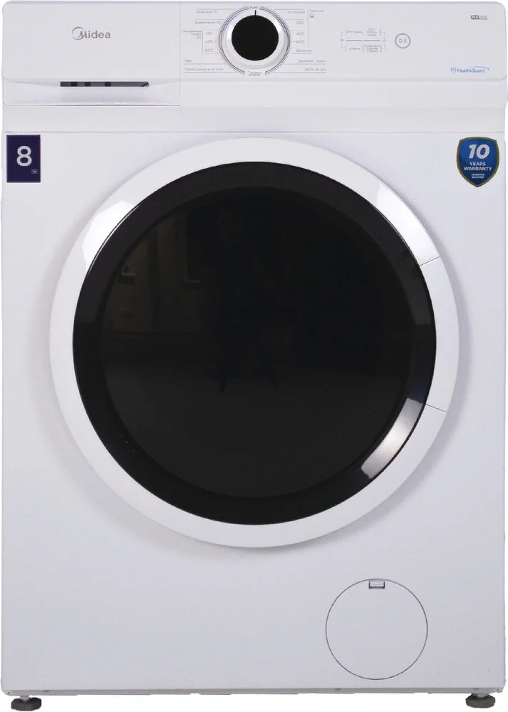 Стиральная машина MIDEA MF100W80B/W-C