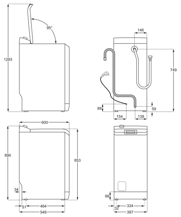 Стиральная машина ELECTROLUX EW7T3R262 Казахстан
