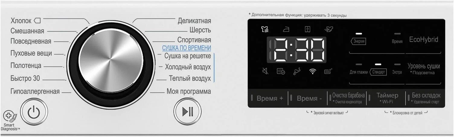 Сушильная машина LG DC90V9V9E Казахстан