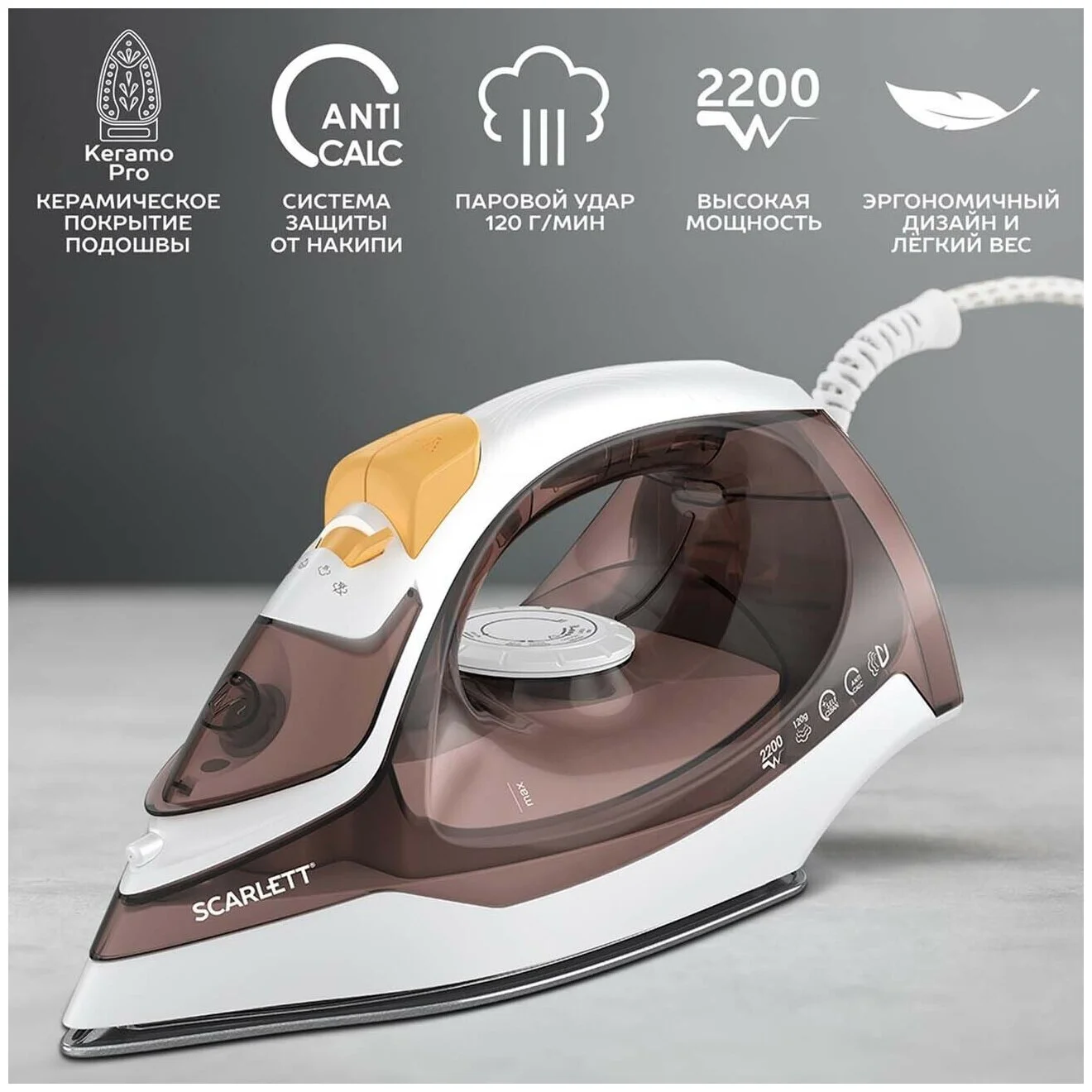 Картинка Утюг SCARLETT SC-SI30K47