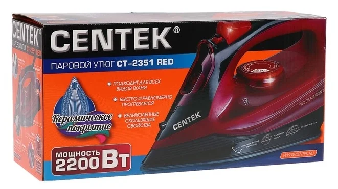 Утюг CENTEK CT-2351 Red заказать
