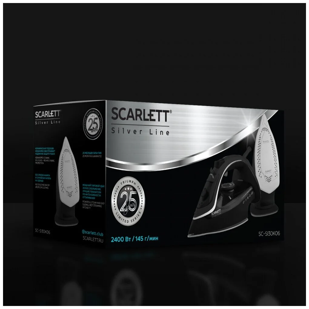 Фото Утюг SCARLETT SC-SI30K06 Black