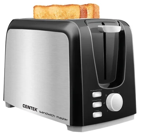 Тостер CENTEK СТ-1429 (Black/SS)