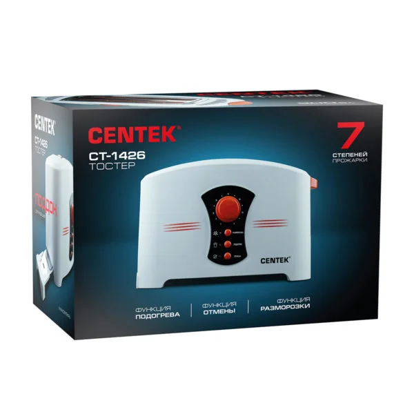 Цена Тостер CENTEK CT-1426 White