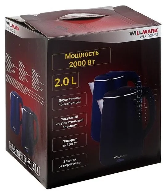 Фото Чайник WILLMARK WEK-2002PS