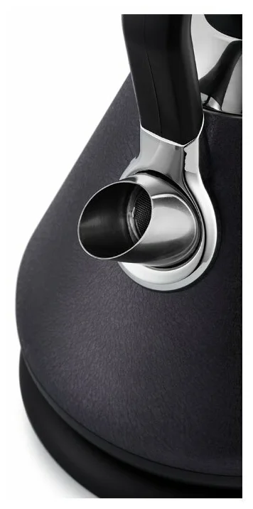 Фотография Чайник Kitfort КТ-697-1 черная кожа