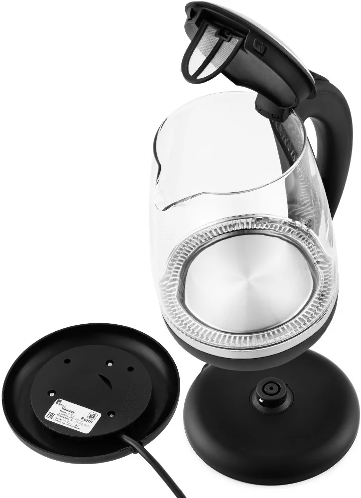 Фото Чайник KITFORT KT-625-5 черно-серый