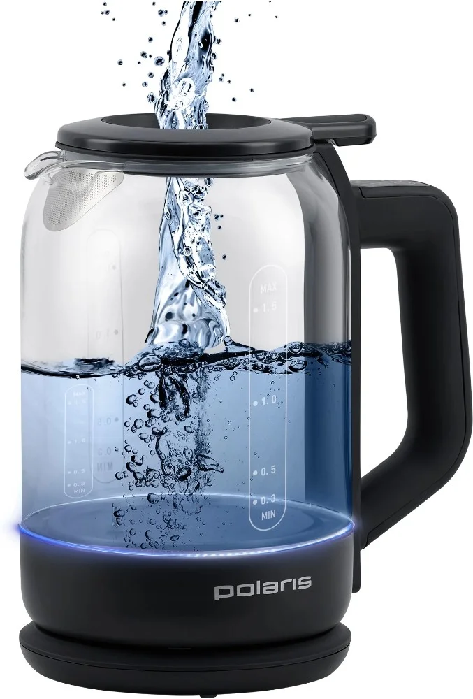 Фото Чайник POLARIS PWK 1720CGLD WIFI IQ Home Черный