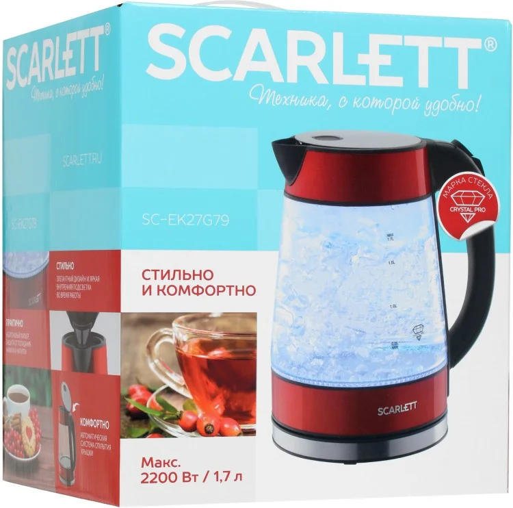 Цена Чайник SCARLETT SC-EK27G79