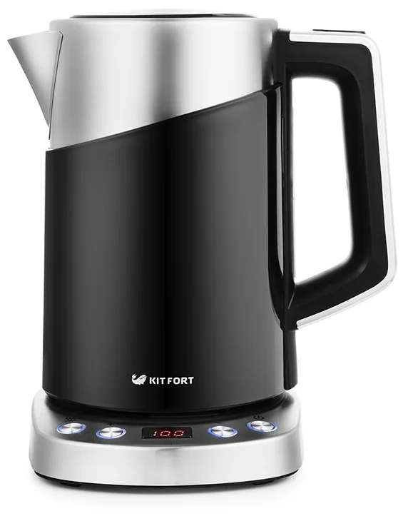 Картинка Чайник Kitfort KT-660-2 Black