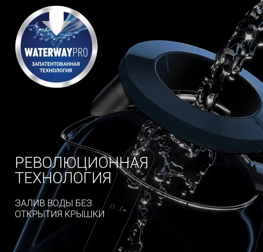 Фотография Чайник POLARIS PWK 1720CGLD WIFI IQ Home Синий