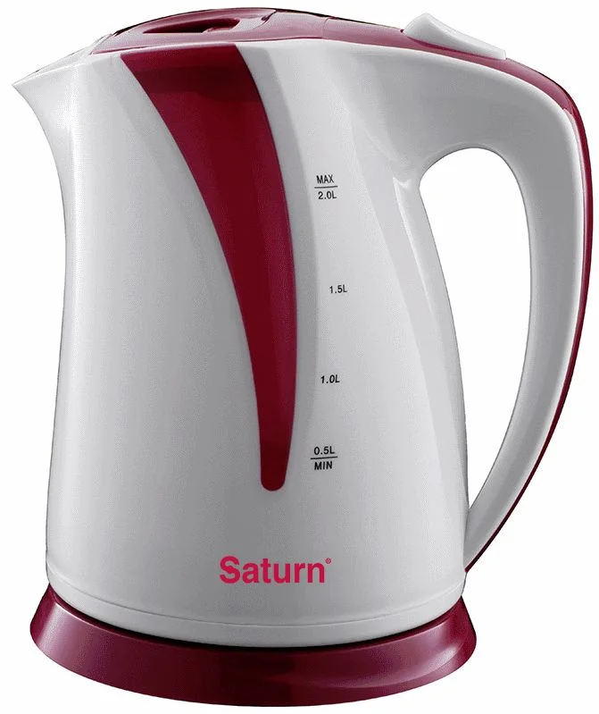 Фото Чайник SATURN ST-EK8417 White-Red