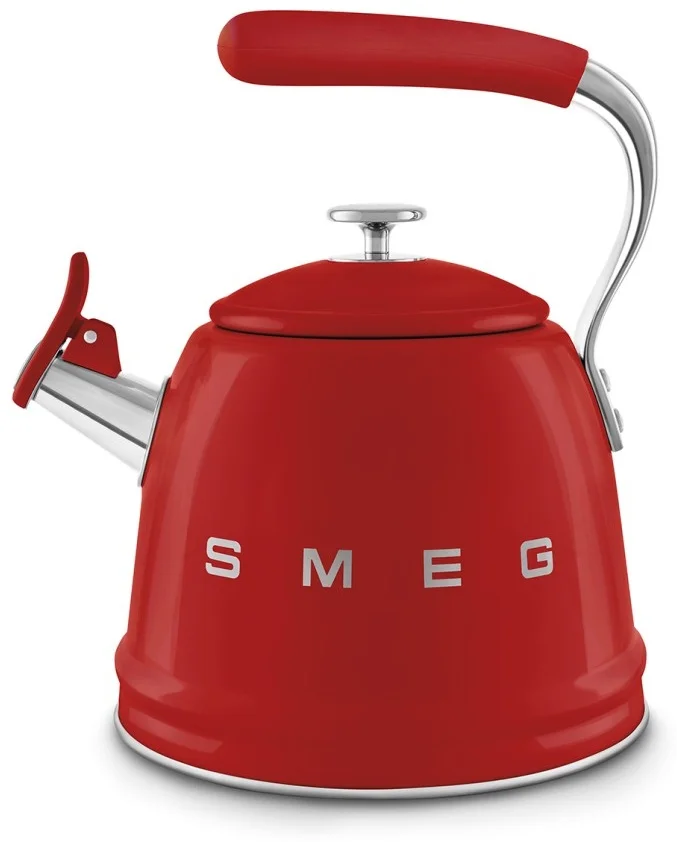 Чайник со свистком SMEG CKLW2001RD