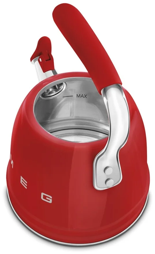 Цена Чайник со свистком SMEG CKLW2001RD