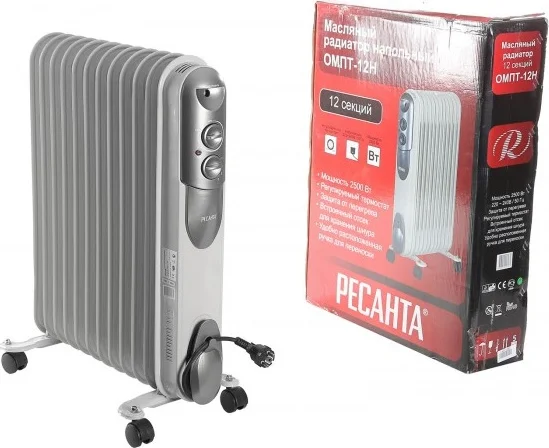 Купить Обогреватель масляный РЕСАНТА ОМ-12Н (67/3/9) Купить Обогреватель масляный РЕСАНТА ОМ-12Н (67/3/9)