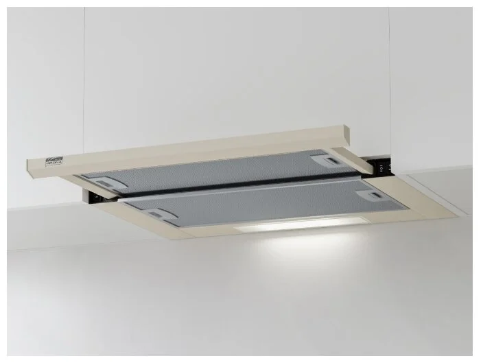 Фото Вытяжка KRONASTEEL Kamilla slim 600 Ivory (1 мотор)