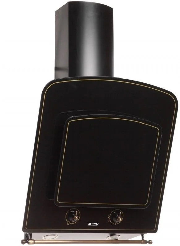 Фото Вытяжка ZORG Classic 750-60-M (Black+рейлинг бронза)