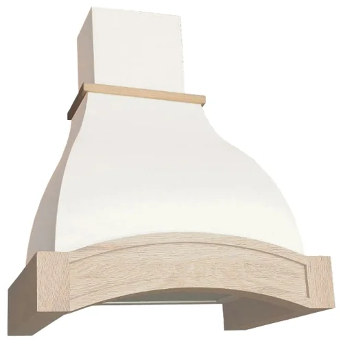 Фото Вытяжка ELIKOR Аркада 60П-650 White moire/unpainted oak