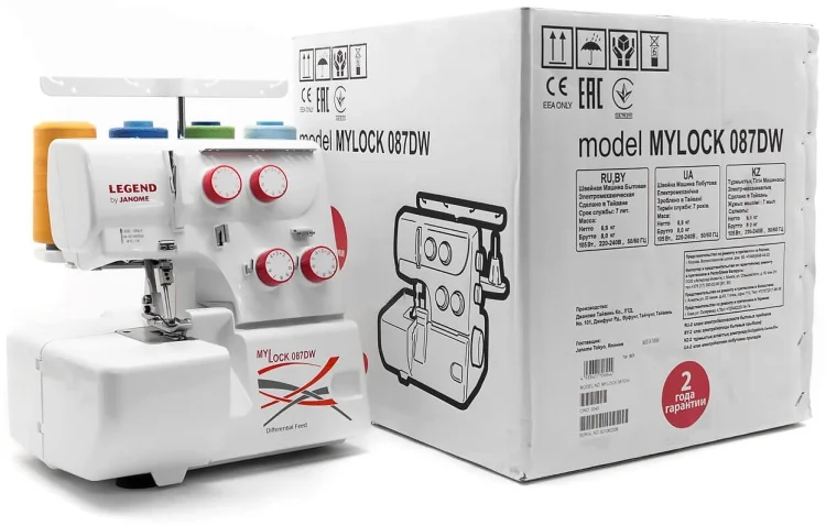 Цена Оверлок JANOME MYLOCK 087DW