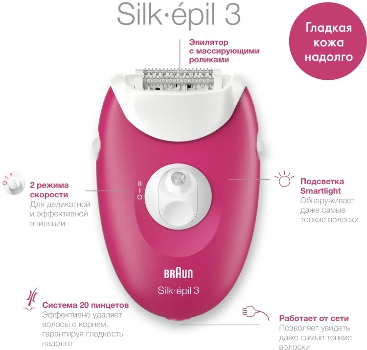 Фотография Эпилятор BRAUN SE 3420